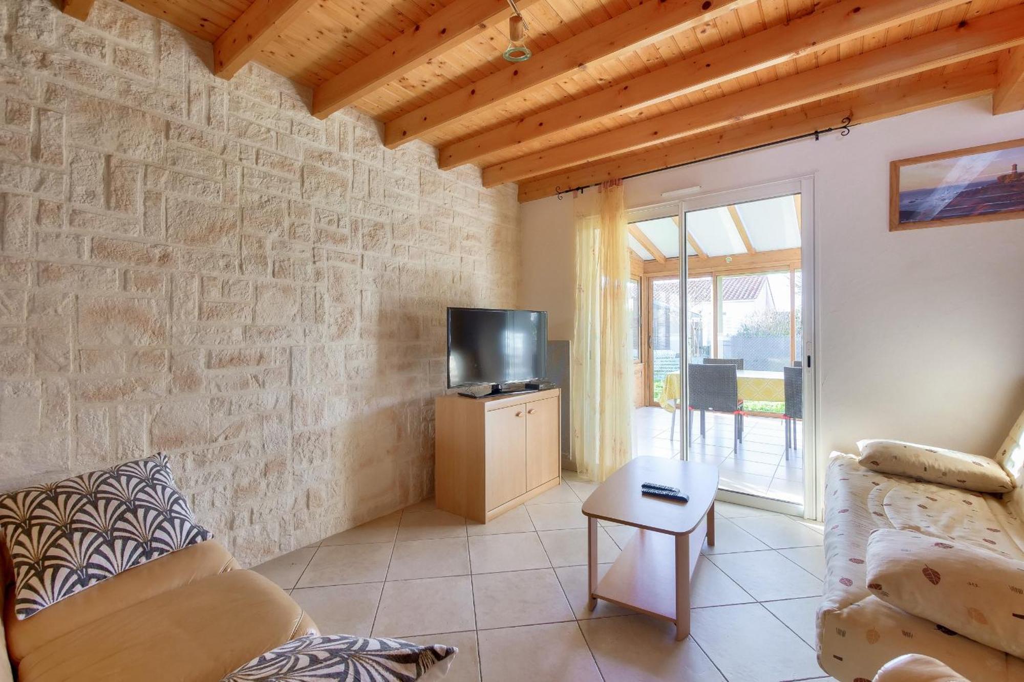 Maison Pour 8 - 5Min De La Plage - Jardin & Veranda Longeville-sur-Mer Exterior foto