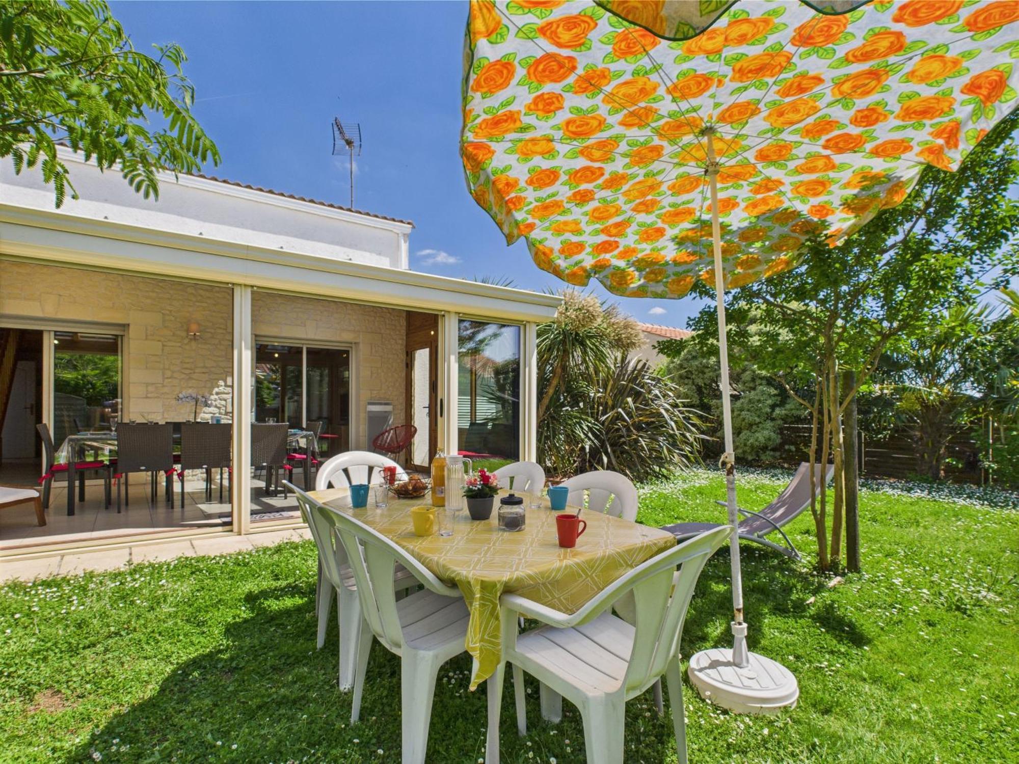 Maison Pour 8 - 5Min De La Plage - Jardin & Veranda Longeville-sur-Mer Exterior foto